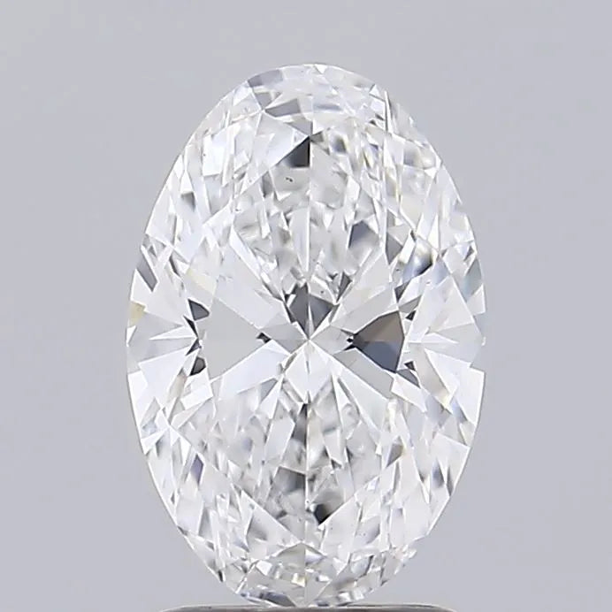 1.72ct Oval Lab Grown Diamond (Colour D, Clarity VS2, IGI Certified)