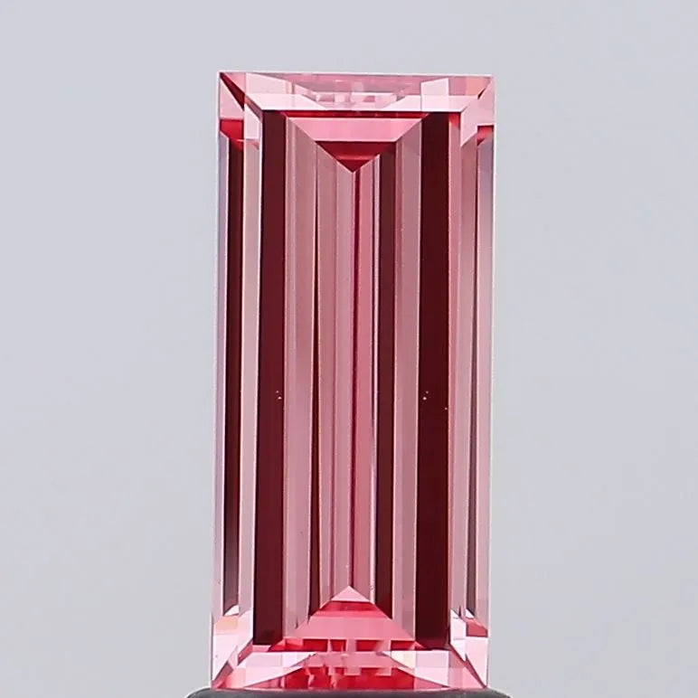 1.73ct Baguette Lab Grown Diamond (Colour Fancy Vivid Pink, Clarity VS1, IGI Certified)