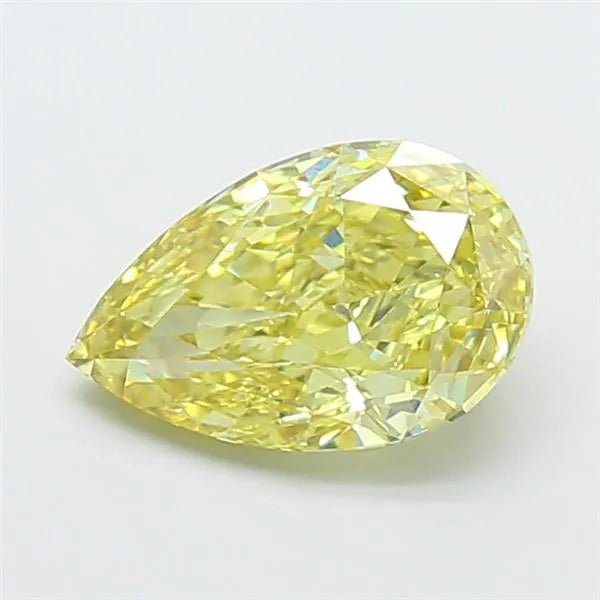 1.79ct Pear Lab Grown Diamond (Colour Fancy Intense Yellow, Clarity VVS2, IGI Certified)