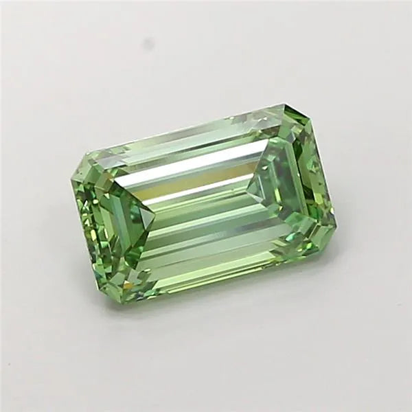 1.80ct Emerald Lab Grown Diamond (Colour Fancy Vivid Green, Clarity VVS2, IGI Certified)
