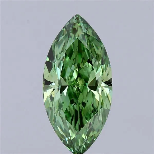 1.80ct Marquise Lab Grown Diamond (Colour Fancy Vivid Green, Clarity VS2, IGI Certified)