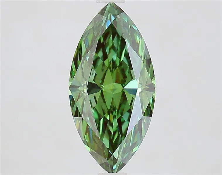 1.80ct Marquise Lab Grown Diamond (Colour Fancy Vivid Green, Clarity VVS2, IGI Certified)