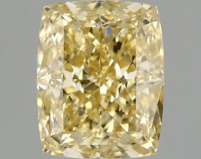 1.81ct Cushion modified Lab Grown Diamond (Colour Fancy Intense Yellow, Clarity VS1, IGI Certified)