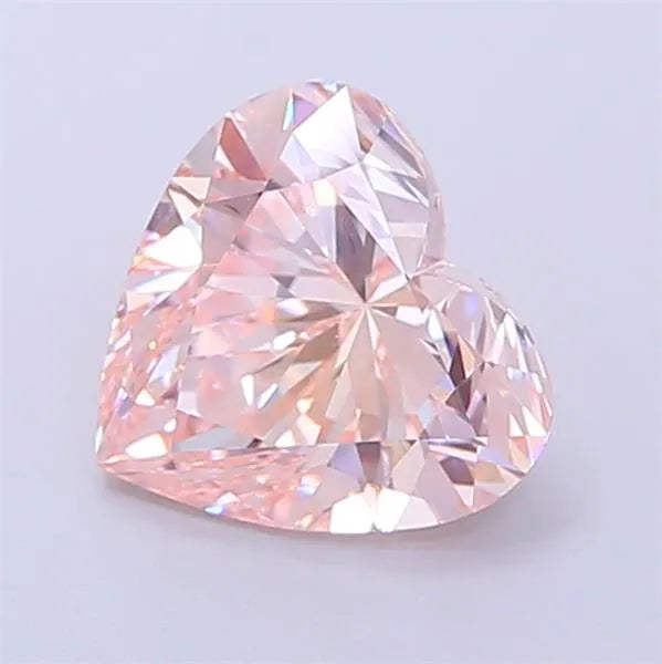 1.81ct Heart Lab Grown Diamond (Colour Fancy Pink, Clarity VVS2, IGI Certified)