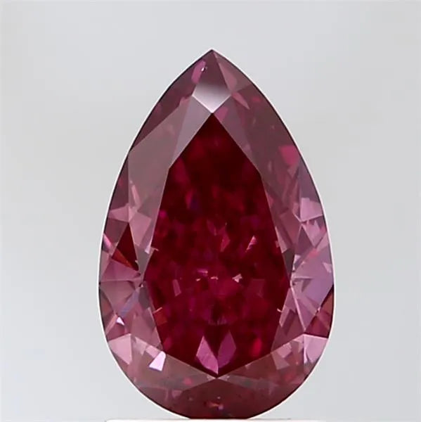 1.81ct Pear Lab Grown Diamond (Colour Fancy Deep Pink, Clarity VS2, IGI Certified)