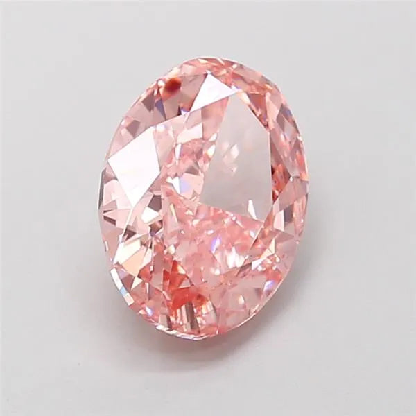 1.82ct Oval Lab Grown Diamond (Colour Fancy Vivid Pink, Clarity VS1, IGI Certified)