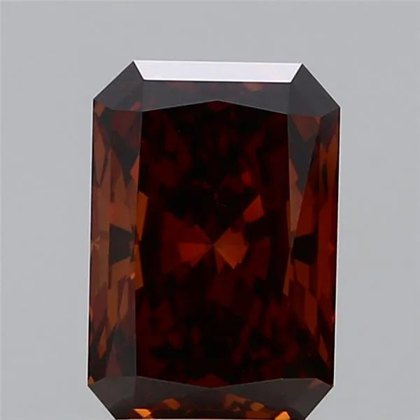 1.82ct Radiant Lab Grown Diamond (Colour Fancy Deep Orange, Clarity VVS2, IGI Certified)
