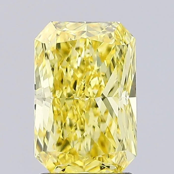 1.83ct Radiant Lab Grown Diamond (Colour Fancy Vivid Yellow, Clarity VS1, IGI Certified)
