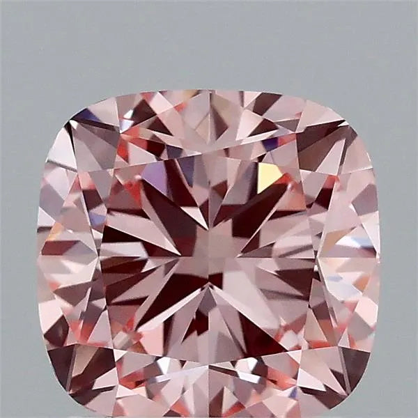 1.84ct Cushion modified Lab Grown Diamond (Colour Fancy Intense Pink, Clarity VVS2, IGI Certified)