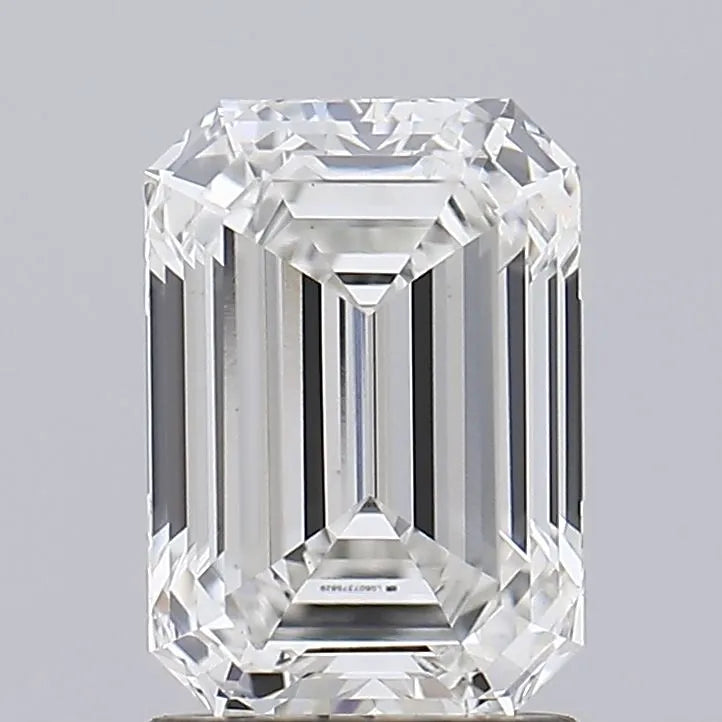 1.84ct Emerald Lab Grown Diamond (Colour G, Clarity VS1, IGI Certified)