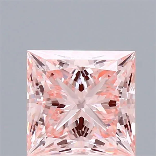 1.84ct Princess Lab Grown Diamond (Colour Fancy Intense Pink, Clarity VVS2, IGI Certified)