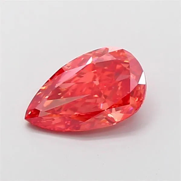 1.87ct Pear Lab Grown Diamond (Colour Fancy Vivid Pink Orange, Clarity VVS2, IGI Certified)