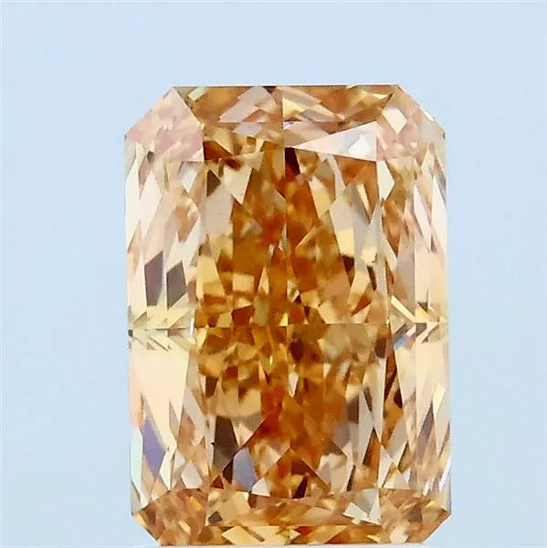 1.88ct Radiant Lab Grown Diamond (Colour Fancy Vivid Orangey Yellow, Clarity VS1, IGI Certified)