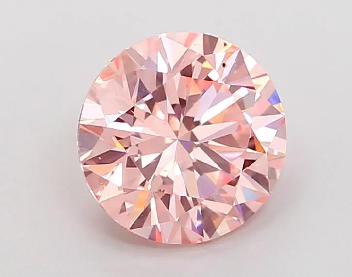 1.89ct Round Lab Grown Diamond (Colour Fancy Intense Pink, Clarity SI1, Cut EX, IGI Certified)