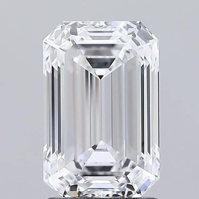 1.92ct Emerald Lab Grown Diamond (Colour D, Clarity IF, IGI Certified)