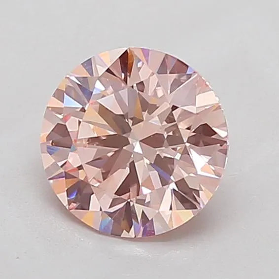 1.92ct Round Lab Grown Diamond (Colour Fancy Intense Pink, Clarity VS1, Cut ID, IGI Certified)
