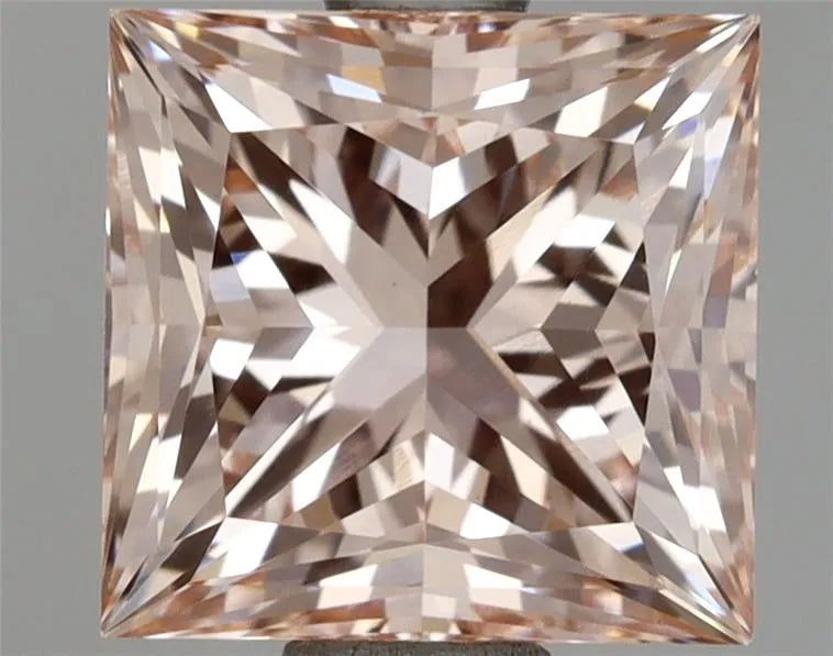 1.93ct Princess Lab Grown Diamond (Colour Fancy Light Pink, Clarity VVS2, IGI Certified)