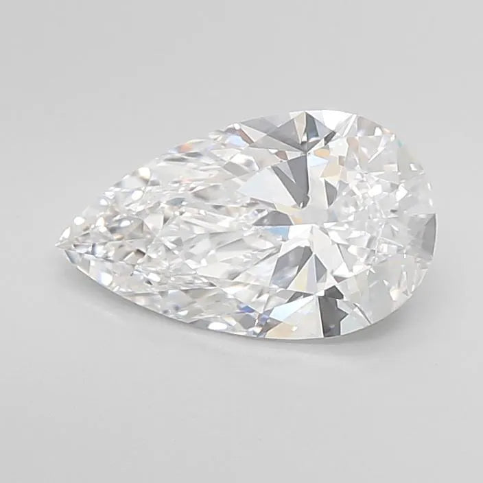 1.94ct Pear Lab Grown Diamond (Colour D, Clarity IF, Cut EX, IGI Certified)