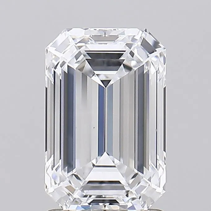 1.95ct Emerald Lab Grown Diamond (Colour D, Clarity IF, IGI Certified)