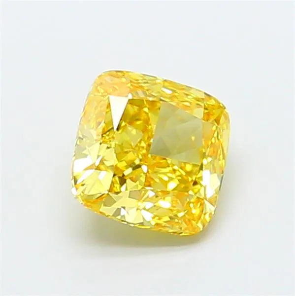 1.98ct Cushion modified Lab Grown Diamond (Colour Fancy Vivid Yellow, Clarity VVS2, IGI Certified)