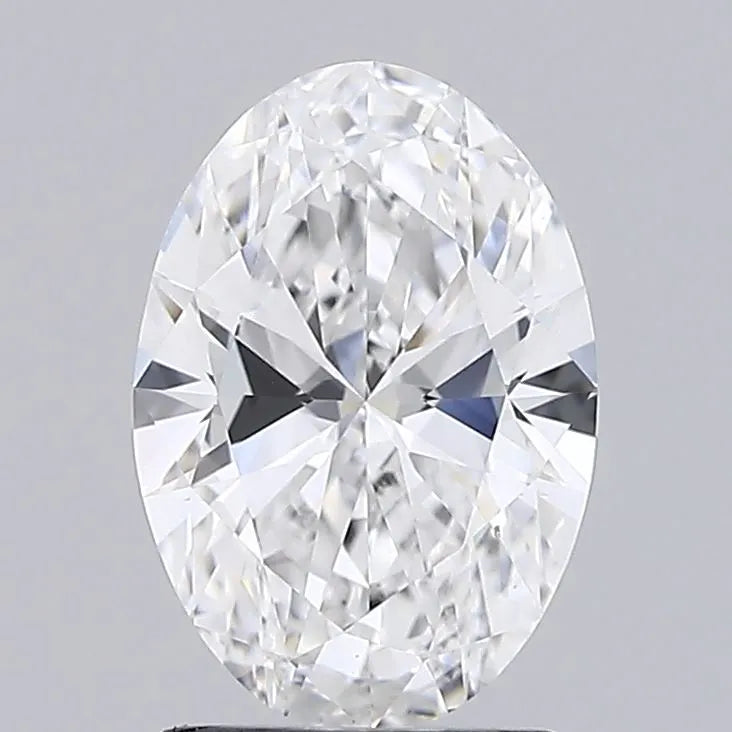 1.99ct Oval Lab Grown Diamond (Colour D, Clarity VVS2, IGI Certified)