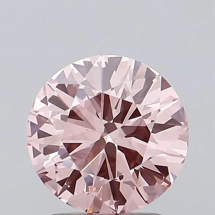 1.99ct Round Lab Grown Diamond (Colour Fancy Vivid Pink, Clarity VS1, Cut VG, IGI Certified)