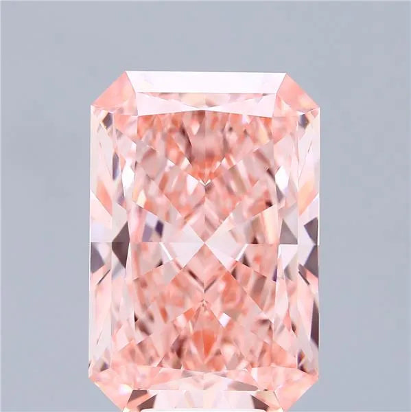 10.24ct Radiant Lab Grown Diamond (Colour Fancy Vivid Pink, Clarity VVS2, IGI Certified)