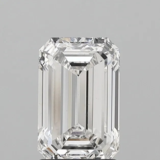 2.01ct Emerald Lab Grown Diamond (Colour E, Clarity VVS2, IGI Certified)