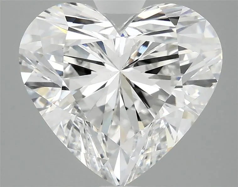 4.10ct Heart Lab Grown Diamond (Colour D, Clarity VVS2, IGI Certified)