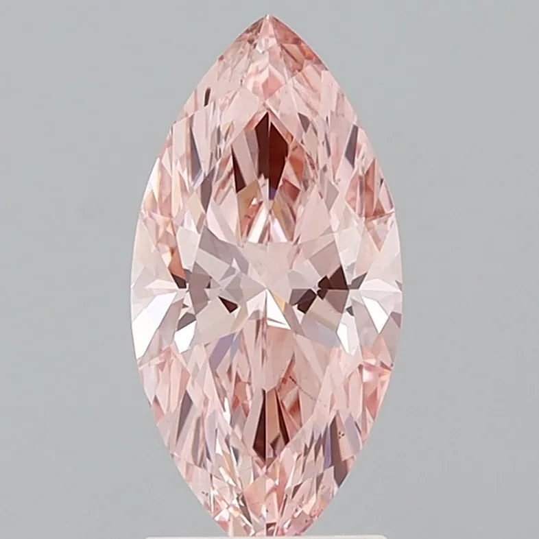 1.91ct Marquise Lab Grown Diamond (Colour Fancy Vivid Pink, Clarity VS1, IGI Certified)
