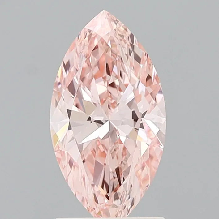 1.53ct Marquise Lab Grown Diamond (Colour Fancy Vivid Pink, Clarity VS1, IGI Certified)
