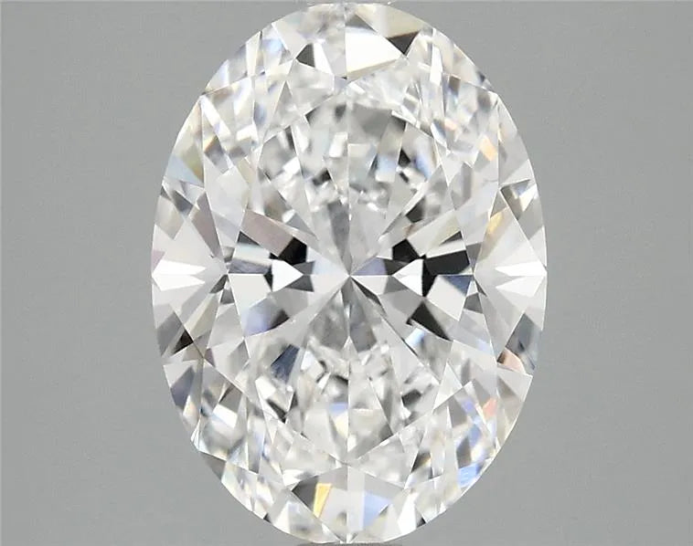 3.10ct Oval Lab Grown Diamond (Colour D, Clarity VVS2, IGI Certified)