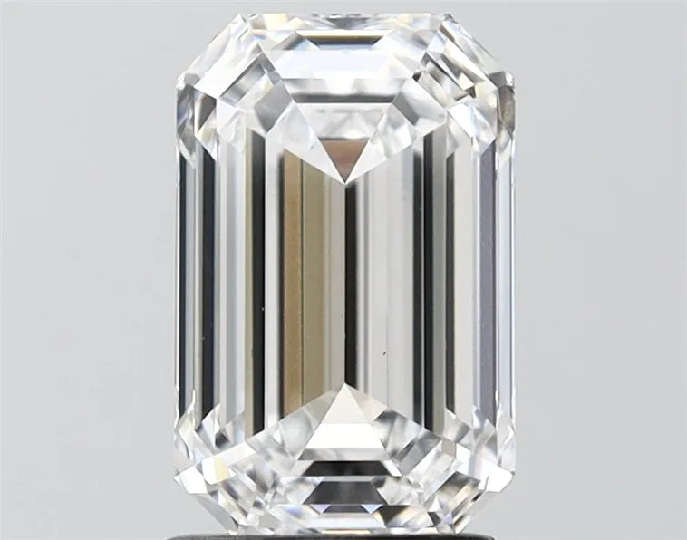 2.37ct Emerald Lab Grown Diamond (Colour D, Clarity VVS2, IGI Certified)