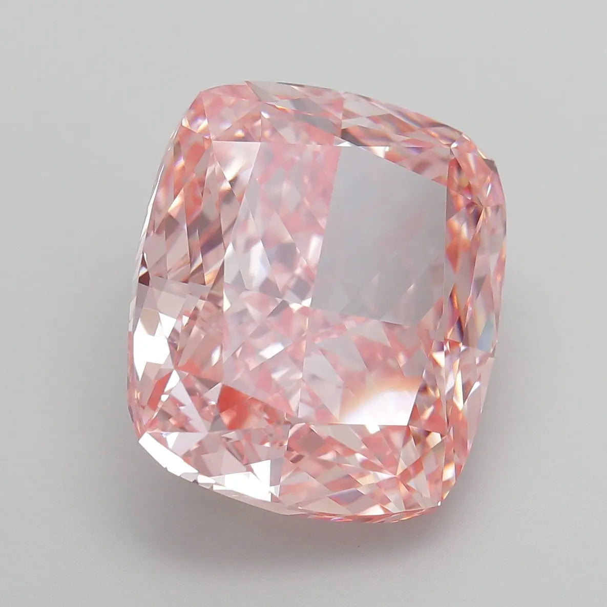 13.04ct Cushion modified Lab Grown Diamond (Colour Fancy Vivid Pink, Clarity VVS2, IGI Certified)