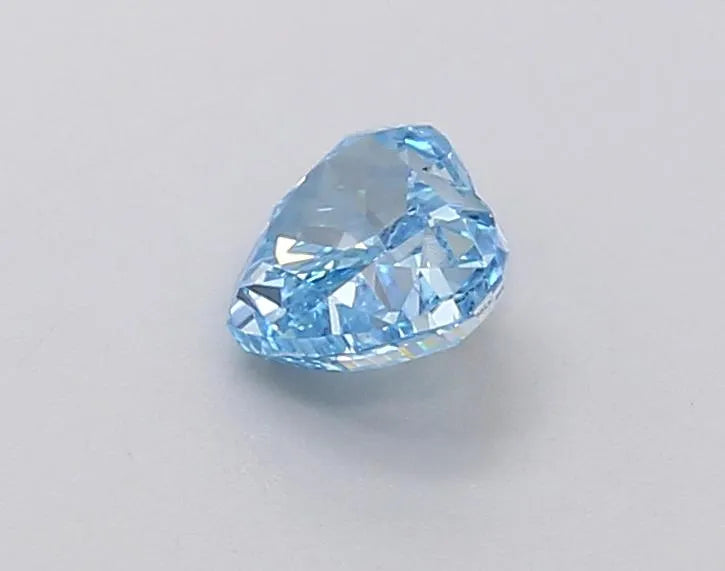 Heart Lab Grown Diamond (Colour Fancy Vivid Blue, Clarity VS1,