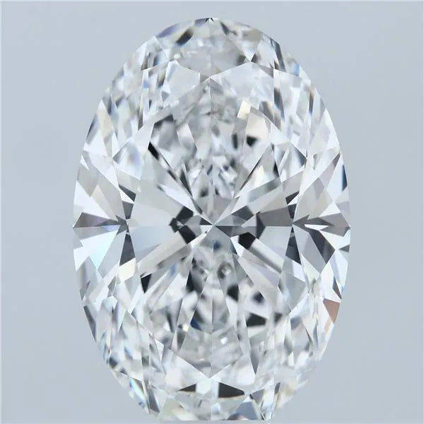 14.18ct Oval Lab Grown Diamond (Colour D, Clarity VVS2, IGI Certified)