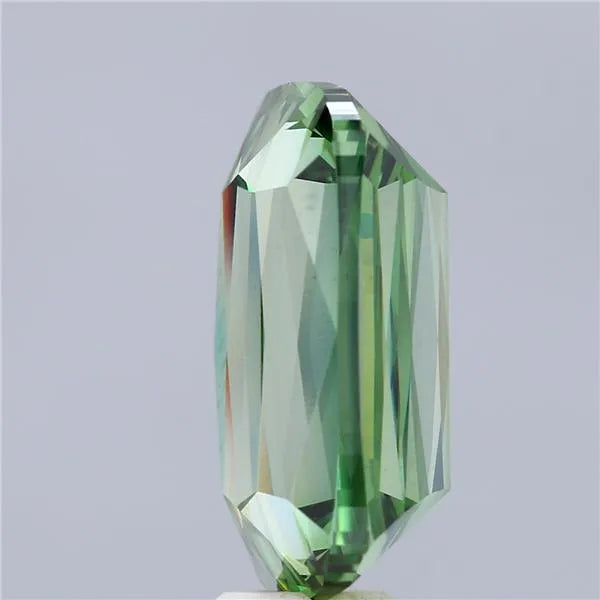 14.21ct Cushion modified Lab Grown Diamond (Colour Fancy Vivid Green, Clarity VS1, IGI Certified)