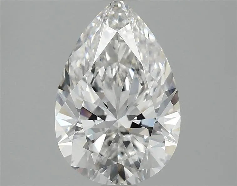2.10ct Pear Lab Grown Diamond (Colour F, Clarity VVS2, IGI Certified)
