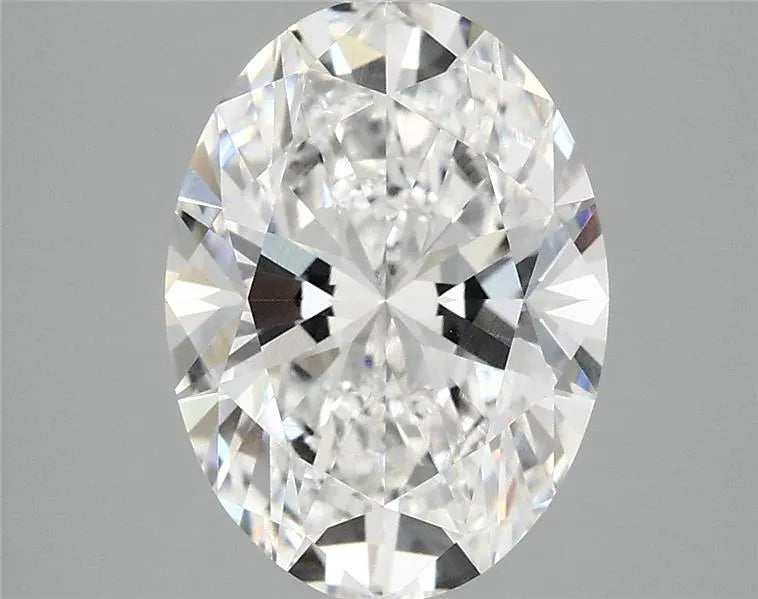 3.10ct Oval Lab Grown Diamond (Colour D, Clarity VVS2, IGI Certified)