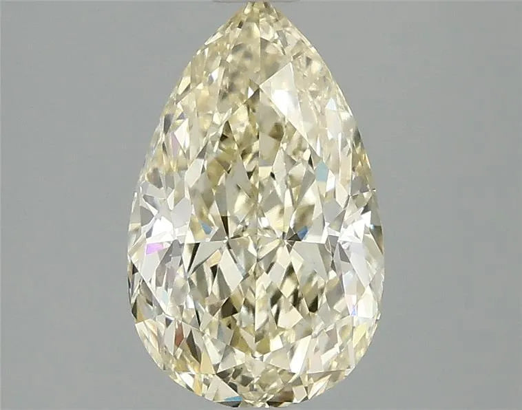 2.05ct Pear Lab Grown Diamond (Colour Fancy Yellow, Clarity VS1, IGI Certified)