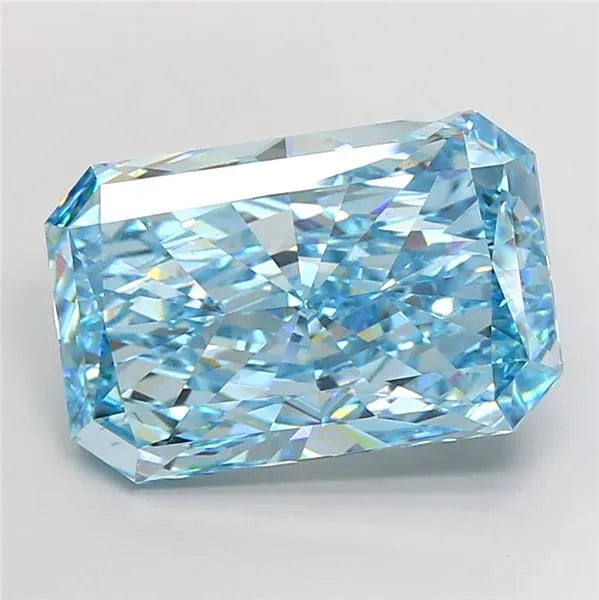 15.02ct Radiant Lab Grown Diamond (Colour Fancy Vivid Blue, Clarity VS1, IGI Certified)