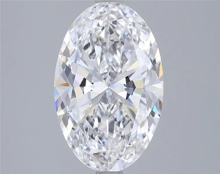 3.01ct Oval Lab Grown Diamond (Colour D, Clarity VVS2, IGI Certified)