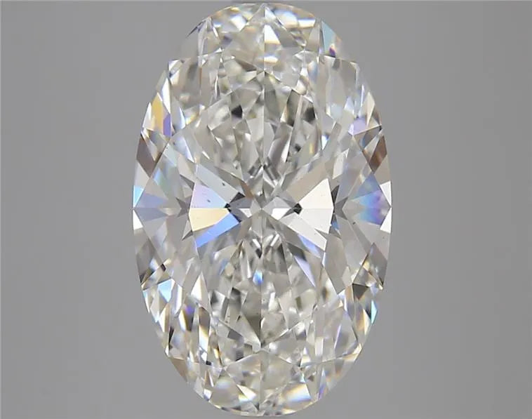 4.85ct Oval Lab Grown Diamond (Colour G, Clarity VS2, IGI Certified)