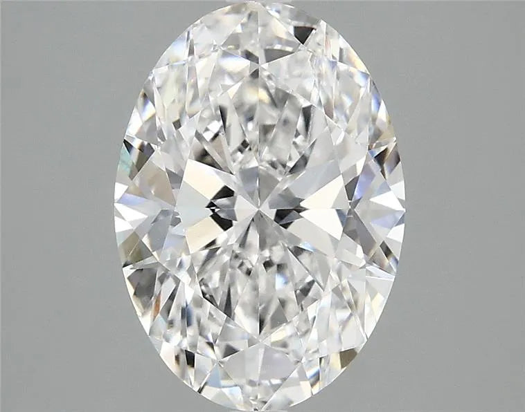 2.98ct Oval Lab Grown Diamond (Colour D, Clarity VVS2, IGI Certified)