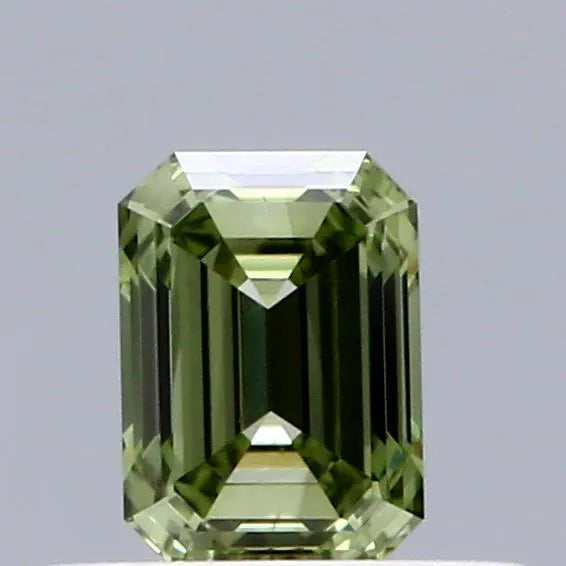 0.44ct Emerald Lab Grown Diamond (Colour Fancy Vivid Green, Clarity VS2, IGI Certified)