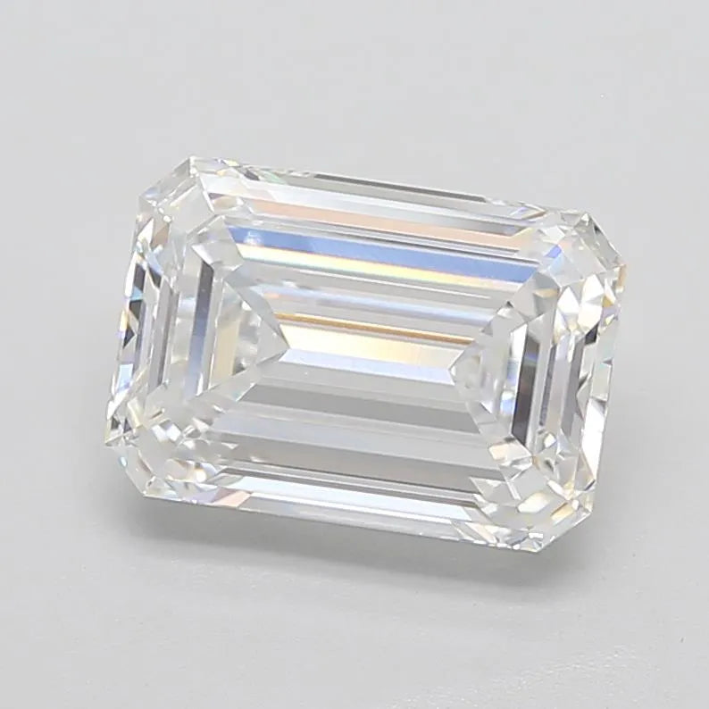 5.10ct Emerald Lab Grown Diamond (Colour D, Clarity VVS2, IGI Certified)