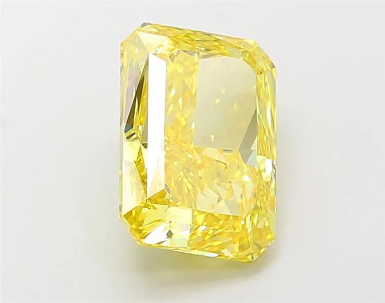 4.05ct Radiant Lab Grown Diamond (Colour Fancy Vivid Yellow, Clarity VS1, IGI Certified)