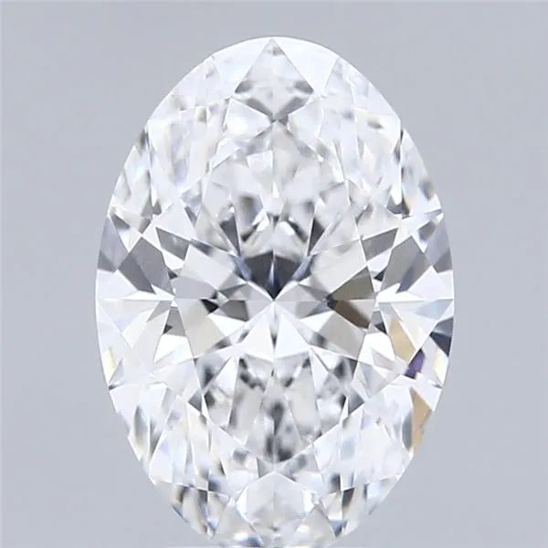 2.06ct Oval Lab Grown Diamond (Colour D, Clarity VVS2, IGI Certified)