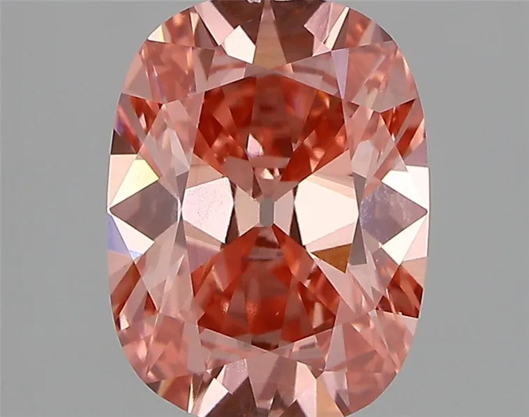 Cushion modified Lab Grown Diamond (Colour Fancy Vivid Pink, Cl
