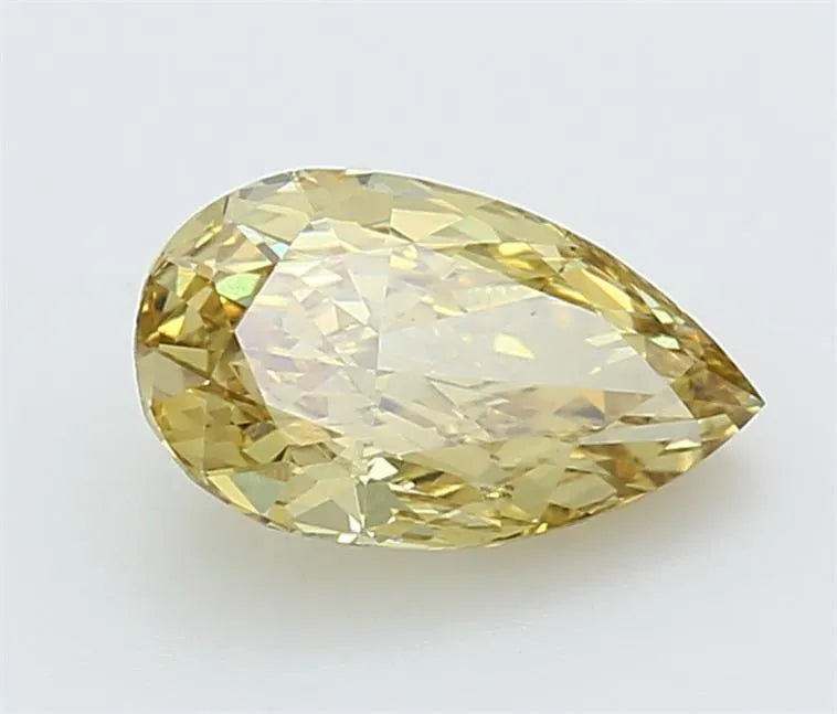 1.72ct Pear Lab Grown Diamond (Colour Fancy Intense Yellow, Clarity VS2, Cut GD, IGI Certified)